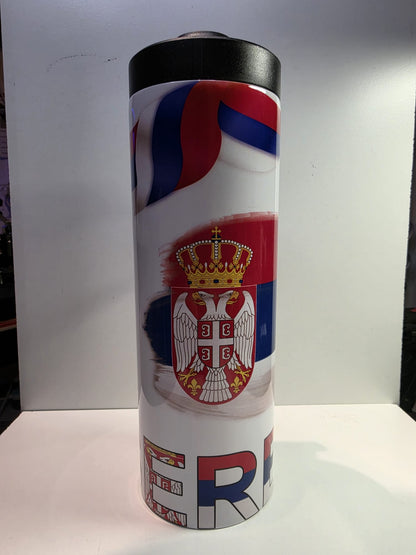 Thermo Flasche Serbien 600ml